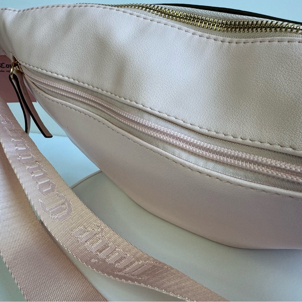 Juicy Couture YK2 Queen of everything Fanny Bag Cafe/ Powder Blush - Picture 5 of 16